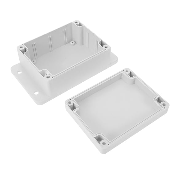 WEUVEB 1Pcs Waterproof Junction Box for Outdoor Use in White Plastic 11.8x3.5x2.1in