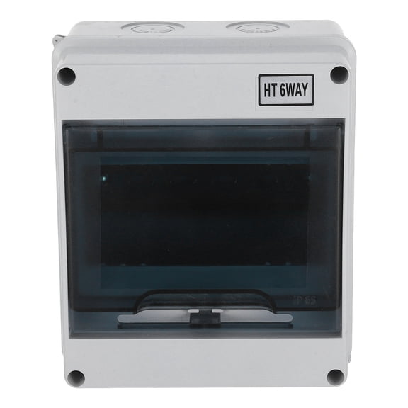 WEUVEB Plastic Electrical Enclosure Weatherproof Distribution Box for Outdoor Use