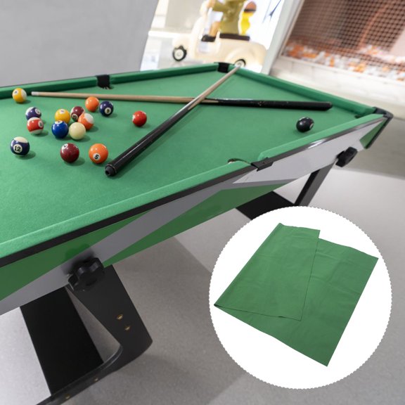 WEUVEB Indoor Pool Table Cloth Cover - Fiber Material, 1 Set for Recreation and Game Room