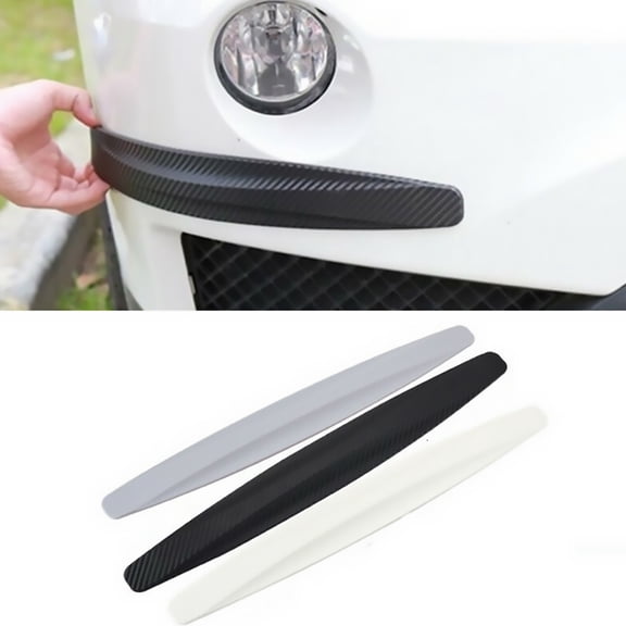 WEUVEB Car Bumper Corner Guard Car Angle Protector Black 2Pcs