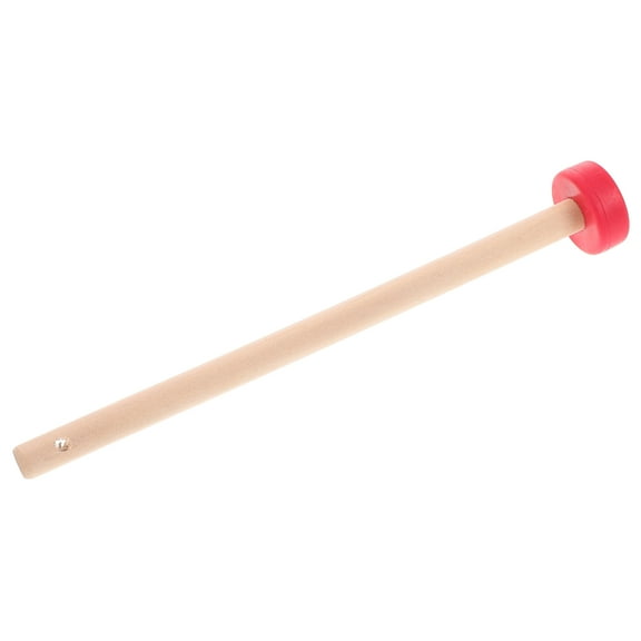 WEUVEB Wooden Handle Rubber Mallet Red 1Pcs 9.8x1.4x1.4in