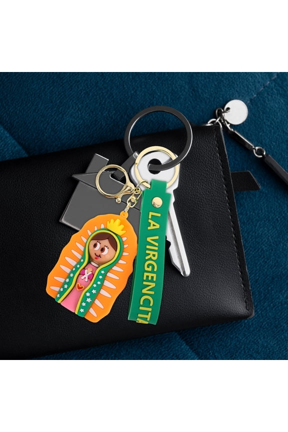 Cute Keychains Key Ring Multi PVC 1Set