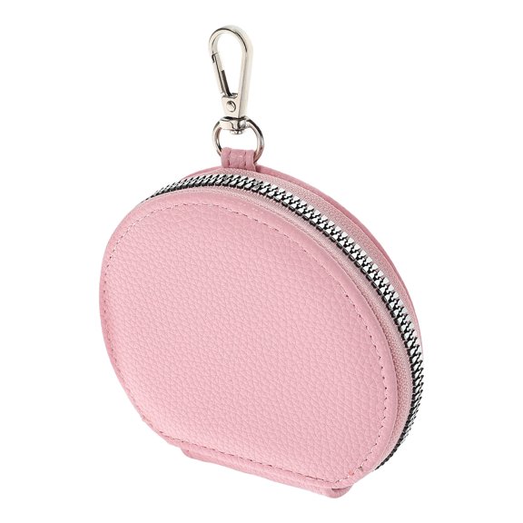 WEUVEB Men's Nylon Wallet with Zipper, Lightweight Circular Pouch, Key Holder, Durable and Stylish Everyday Carry
