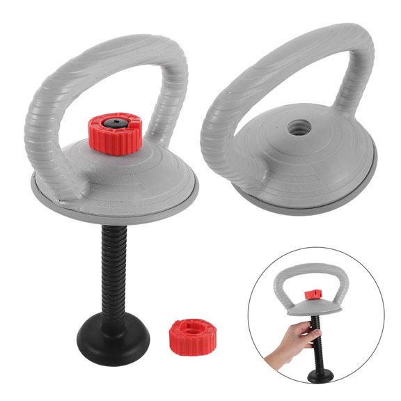 WEUVEB 1Set Dumbbell to Kettlebell Adapter with Base Rod for Home Gym Strength Training in Assorted Color