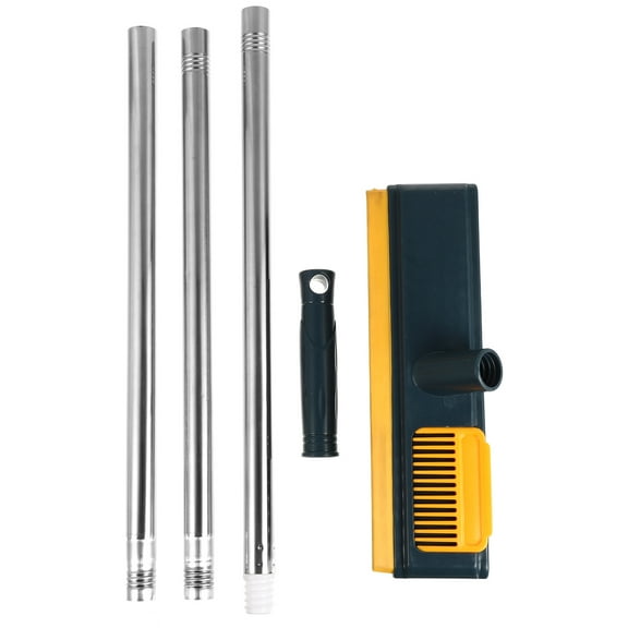 WEUVEB 1Set Floor Scrub Brush with Long Handle Plastic Shower Scrubber for Tile Floors 120X9.1X2.6in