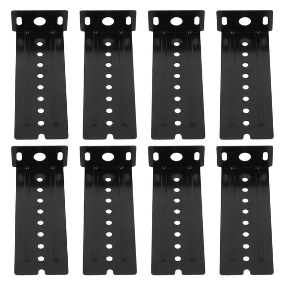 WEUVEB 1Set Heavy Duty Keyboard Rail Brackets Extended Track Connectors for Office Keyboard Slides