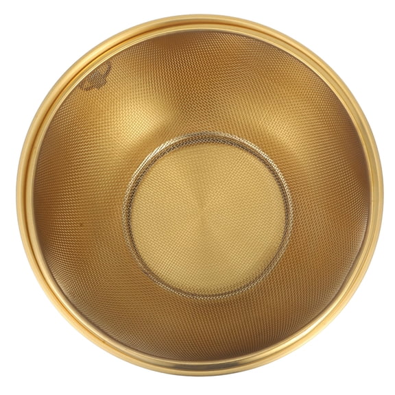 WEUVEB 1Set Golden Stainless Steel and Bowl Set for Fruits Vegetable Washing