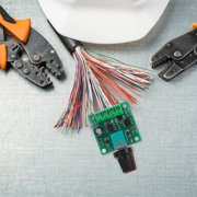 WEUVEB Pwm Dc Motor Speed Controller, Green, Adjustable Voltage Regulator for Speed Controlling