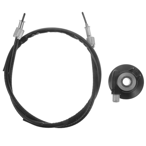 WEUVEB 1Set Motorcycle Speedometer Drive Gear Black Replacement Cable Durable Scooter Accessory
