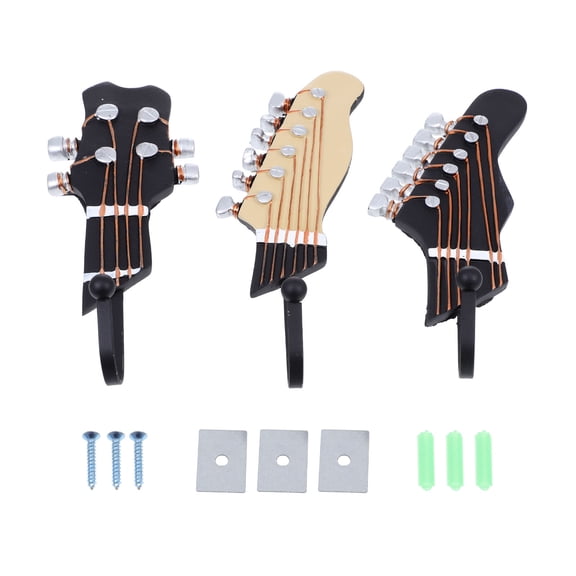 WEUVEB 1Set Multi-Function Nordic Clothes Hook Brown Iron Material for Home Use