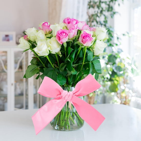 WEUVEB Pink Ribbon for Handmade Craft Ornaments 1Pcs