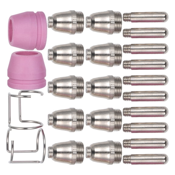 WEUVEB Plasma Cutter Torch Consumables Kit, 1 Set for High Precision Cutting and Durability