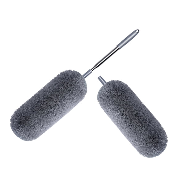 WEUVEB Household Duster Set with Handle for Easy Dusting of Ceiling Fans, Furniture, Electronics, and Car Interiors