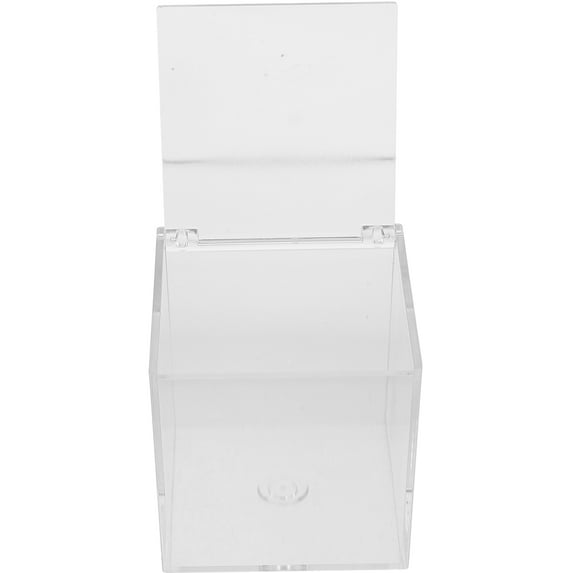WEUVEB 1Set Transparent Acrylic Box for Collectibles and Models 9.7X10X10CM - Display Case