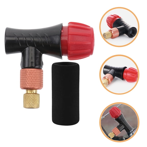 WEUVEB 1Set Universal Compatibility Co2 Inflator Pump for Mountain Bike Emergency Use