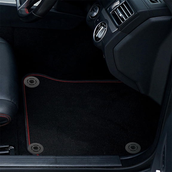 WEUVEB Car Floor Mat Retainer, Durable Black Clips for Easy Installation