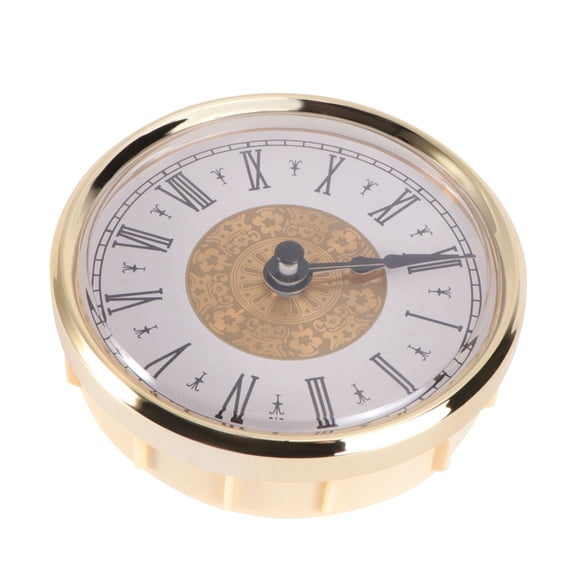WEUVEB 1pc Diy Clock Core Frameless Round Replacement Clock For Bedroom Decor Easy To Install