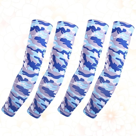 WEUVEB 2-Pack Stretchy UV Forearm Sleeves, Arm Covers for Outdoor Sports and Activities