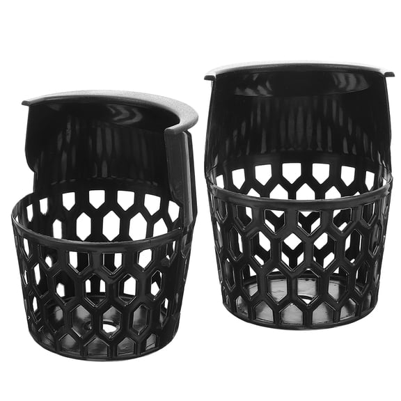 WEUVEB 2Pcs Heavy Duty Plastic Pool Table Drop Basket Universal Fit for Home and Competition Use