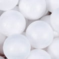 thumbnail image 1 of WEUVEB 2 Pcs White Round Craft Adornments Supplies for Christmas Holiday Decoration Projects, 1 of 8