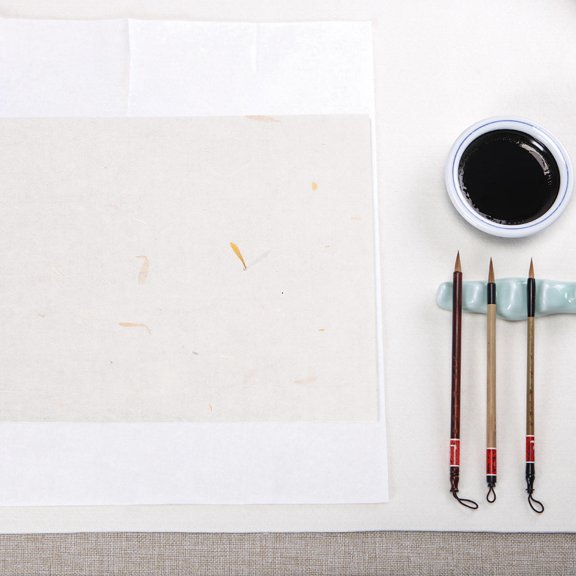 WEUVEB 20Pcs Durable Handmade Xuan Paper Rice Sheets for Calligraphy and Fine Art