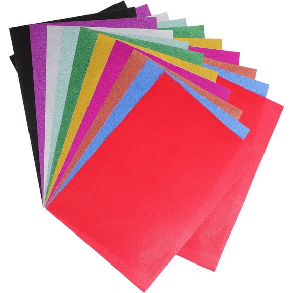 WEUVEB 20 Sheets of Craft Textured Paper DIY Craft Paper Assorted -adhesive for Store Decoration