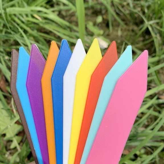 WEUVEB Flower Markers Plant Labels Assorted Color PP 200Pcs