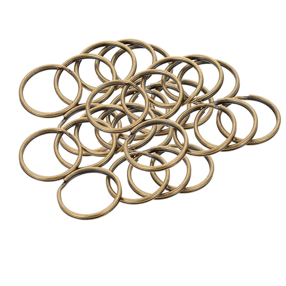 WEUVEB 200Pcs Split Key for Key Making, Crafts, Keychains, and Everyday Accessories Projects