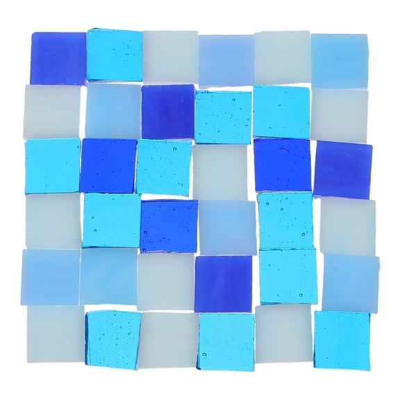WEUVEB Assorted Colored Stained Glass Pieces for Crafting, Art Projects, and Indoor Home Decoration Supplies