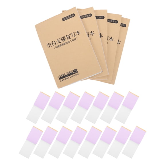 WEUVEB 20Pack Carbonless Receipt Book with Thick Paper for Clear Writing and No Bleedthrough