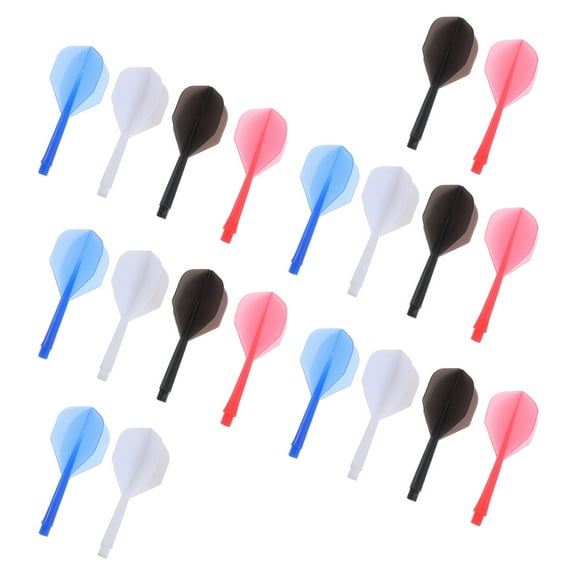 WEUVEB 20Pcs Durable Thread Dart Flights Lightweight Tails Practical Replacement Supplies for Games
