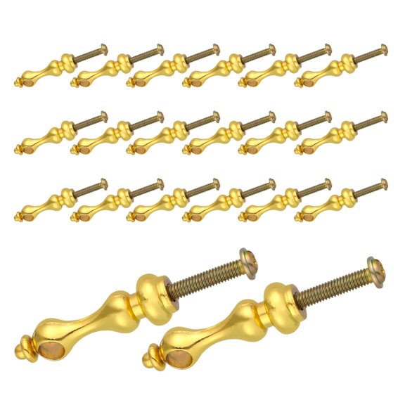 WEUVEB 20Pcs Glass Railing Post Cap Metal Connector for Indoor Cabinet and Shelf Rail Supports