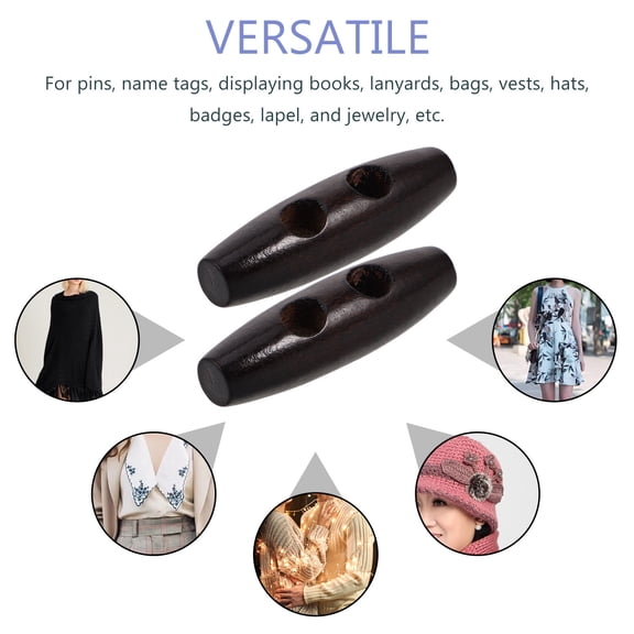 WEUVEB Natural Wood Buttons Durable and Aesthetic for Clothing 20Pcs