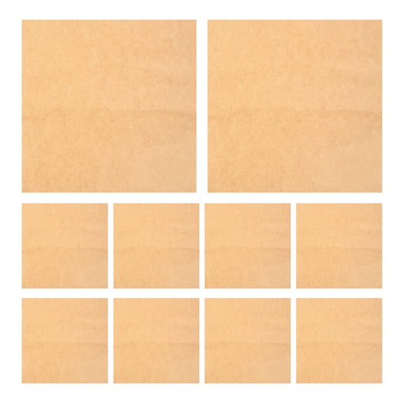 WEUVEB 20Pcs Thick Greaseproof Beige Paper Sheets for Pottery Home Crafting Projects