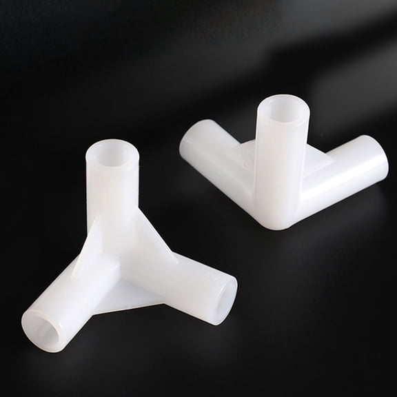 WEUVEB 20Pcs White Plastic Canopy Tent Replacement Parts for Outdoor Tent Frame and Garden Structures