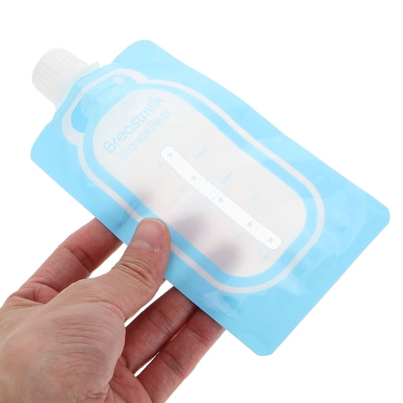 WEUVEB 22-Piece Reusable Glass Breastmilk Storage Bottles with Measurement Markings for Organized and Safe Storage