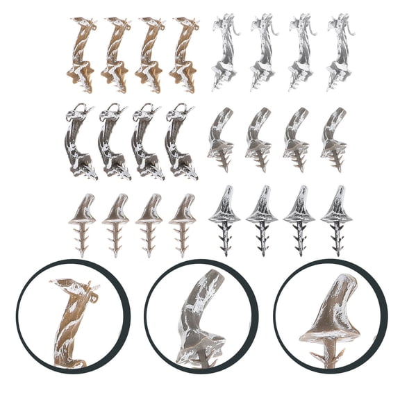 WEUVEB Assorted Color 24pcs Pumpkin Handles Festive Style Decoration 2.911in