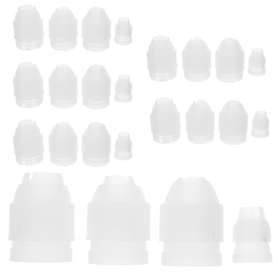 WEUVEB 24Pcs Compact Cookie Piping Bag Couplers for Easy Cake and Pastry Decorating