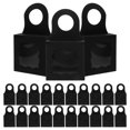 WEUVEB 25pcs Black Box with Handle for Wine Bottle Storage and Display ...