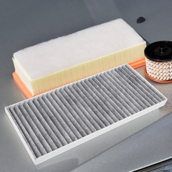 WEUVEB 2-Pack Car Air Conditioning Filter Replacement with ABS Material for Improved Filtration and Cleaner Air