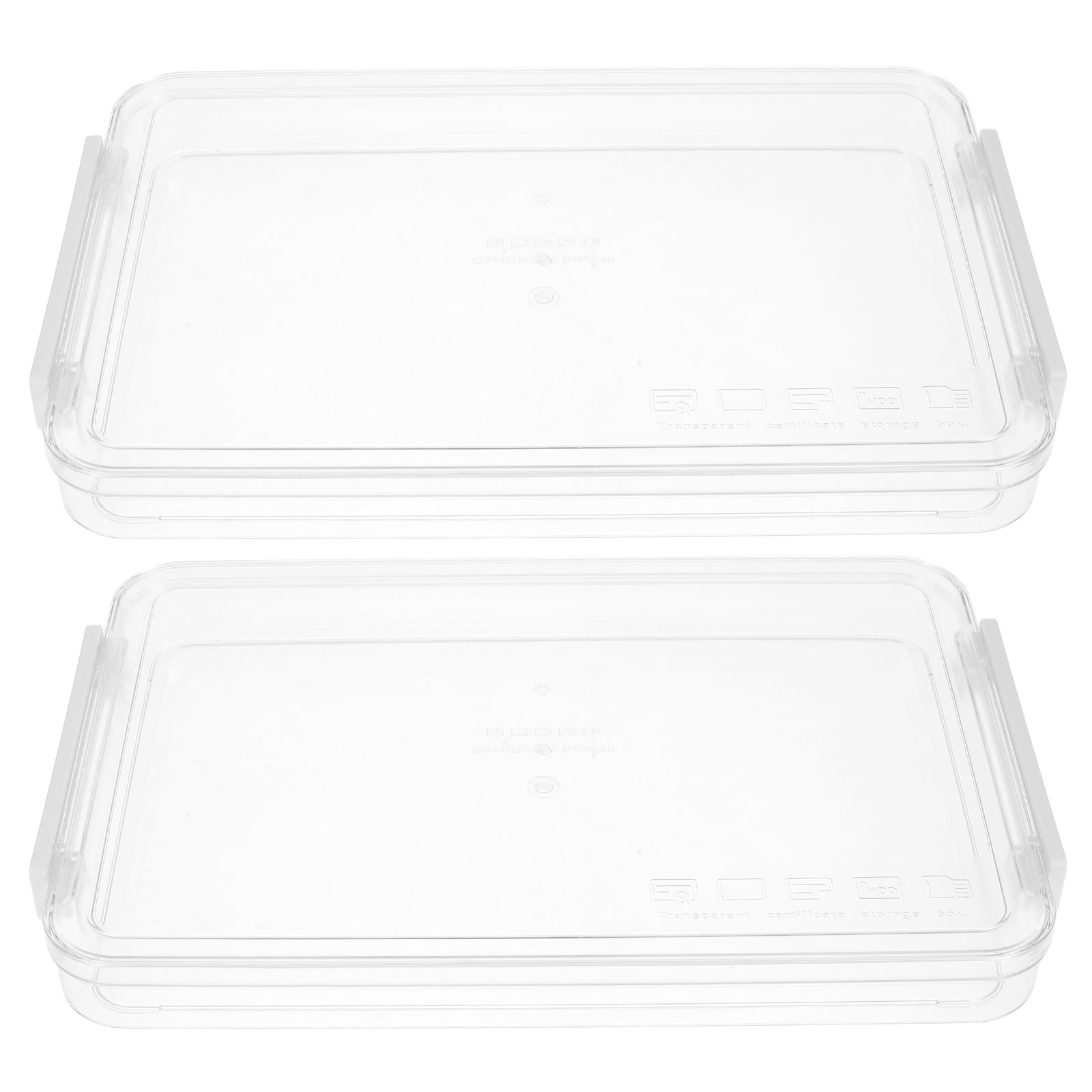 WEUVEB White File Storage Box, Versatile Use, Space-Saving, for Office ...