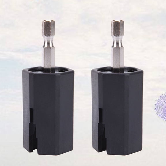 WEUVEB 2Pcs Black Guitar String Winder and Pin Puller Tool for Fast Smooth Guitar String Change