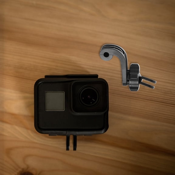 WEUVEB Body Cam Mount Camera Adapter Black ABS 2Pcs