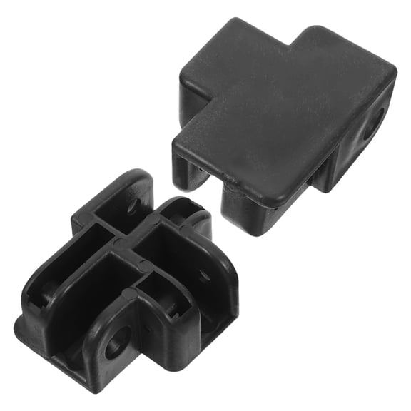 WEUVEB 2Pcs Black Patio Umbrella Mount Bracket Lightweight Canopy Pole Replacement