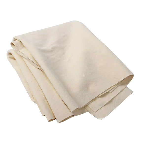 WEUVEB 2Pcs Chamois Car Towel Beige High Absorption Lint Free for Car and Window Cleaning