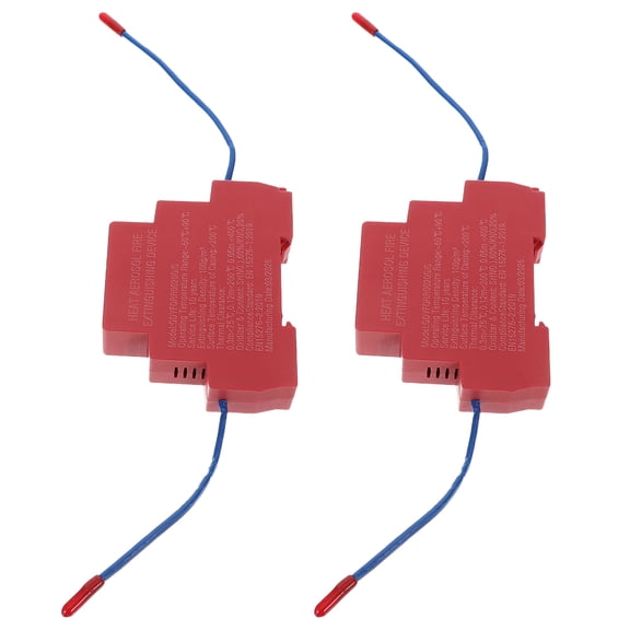 WEUVEB Compact Aerosol Fire Suppression Device Red for Vehicles Heat Triggered Safety
