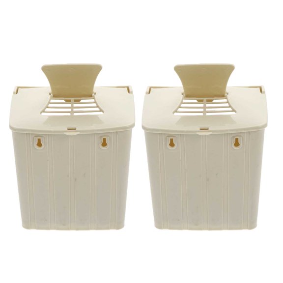 WEUVEB 2Pcs Durable Plastic Bird Nesting Box Hanging Incubation Case for Outdoor Use