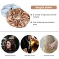 thumbnail image 1 of WEUVEB 2Pcs Satin Hair Bonnet for Women, Elastic Night Sleep Cap, Assorted Colors, Soft and Comfortable Hair, 1 of 8