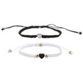 thumbnail image 1 of WEUVEB Adjustable Heart Design Rope Bracelet for Couples, Assorted Colors, and Stylish Jewelry, 1 of 8