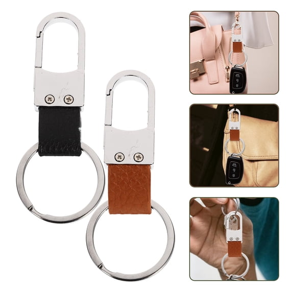 WEUVEB 2-Pack Key Organizer Portable Holder Car Keychain Compact Design for Everyday Use and Convenient Key Storage